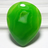 Neon Green Druzy Tear Drops Cabochon Sparkle - Huge Size - 35x44 mm approx